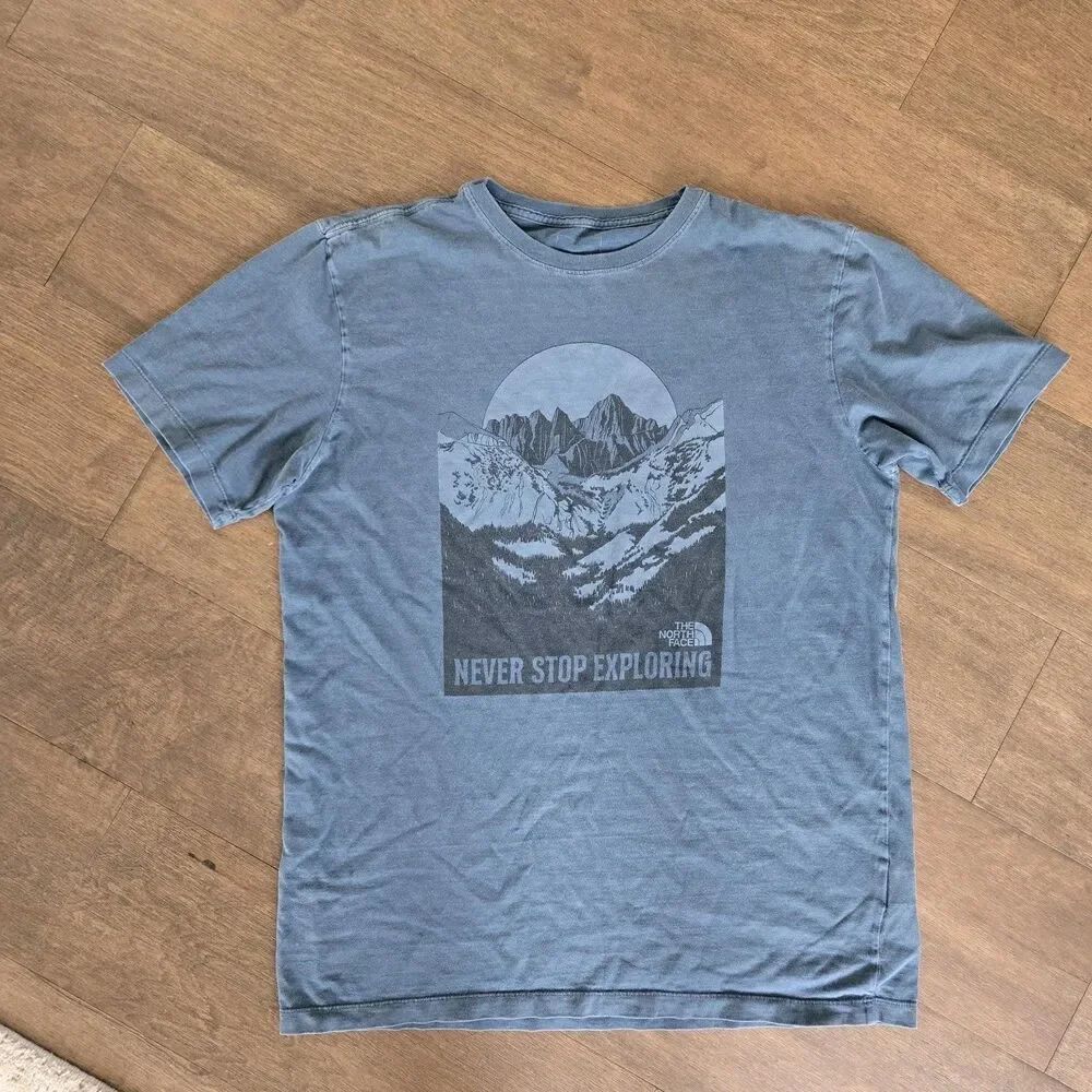 The North Face Short Sleeve T-Shirt  Blue Green Size M